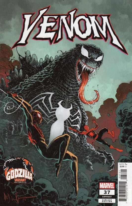 Venom Issue #37 - Dave Wachter - Godzilla