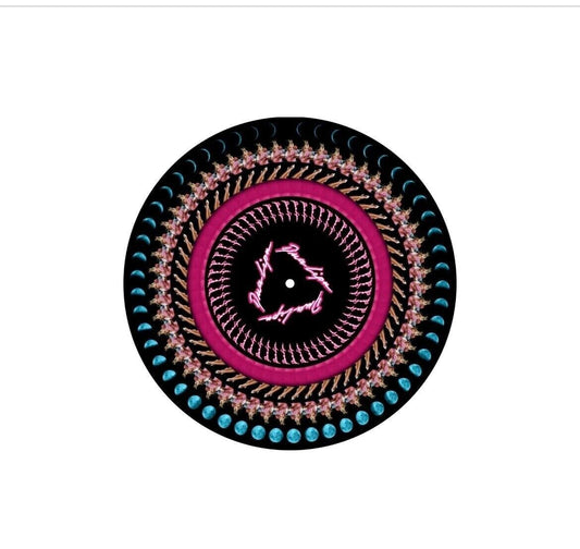 DUA LIPA FUTURE NOSTALGIA LIMITED EDITION NUMBERED ZOETROPE VINYL-BLOOD RECORD