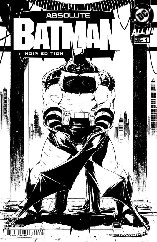 Absolute Batman Issue #1 - Nick Dragotta - Noir Edition
