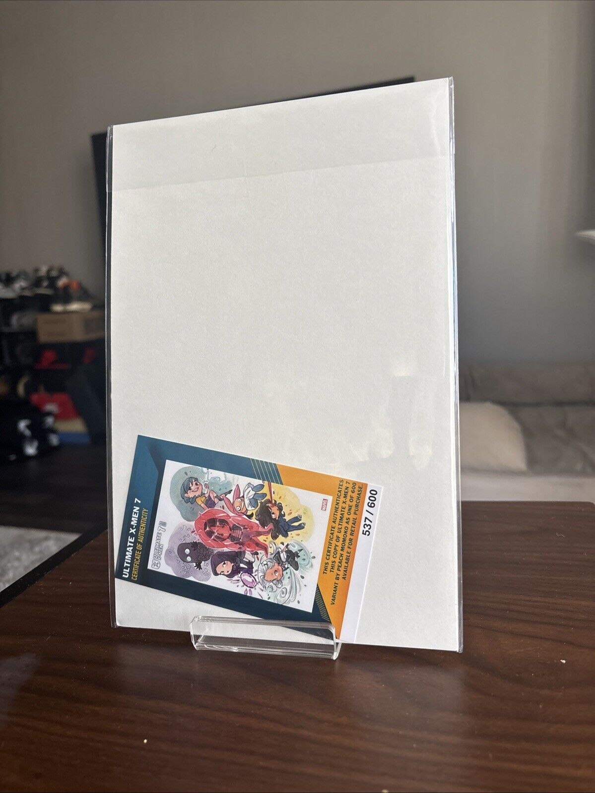 ULTIMATE X-MEN #7 PEACH MOMOKO EXCLUSIVE VARIANT 537/600 COA 1ST PSYLOCKE