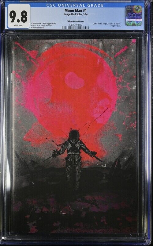 MOON MAN #1 TCM MATT WILSON MEGACON VIRGIN VARIANT CGC 9.8