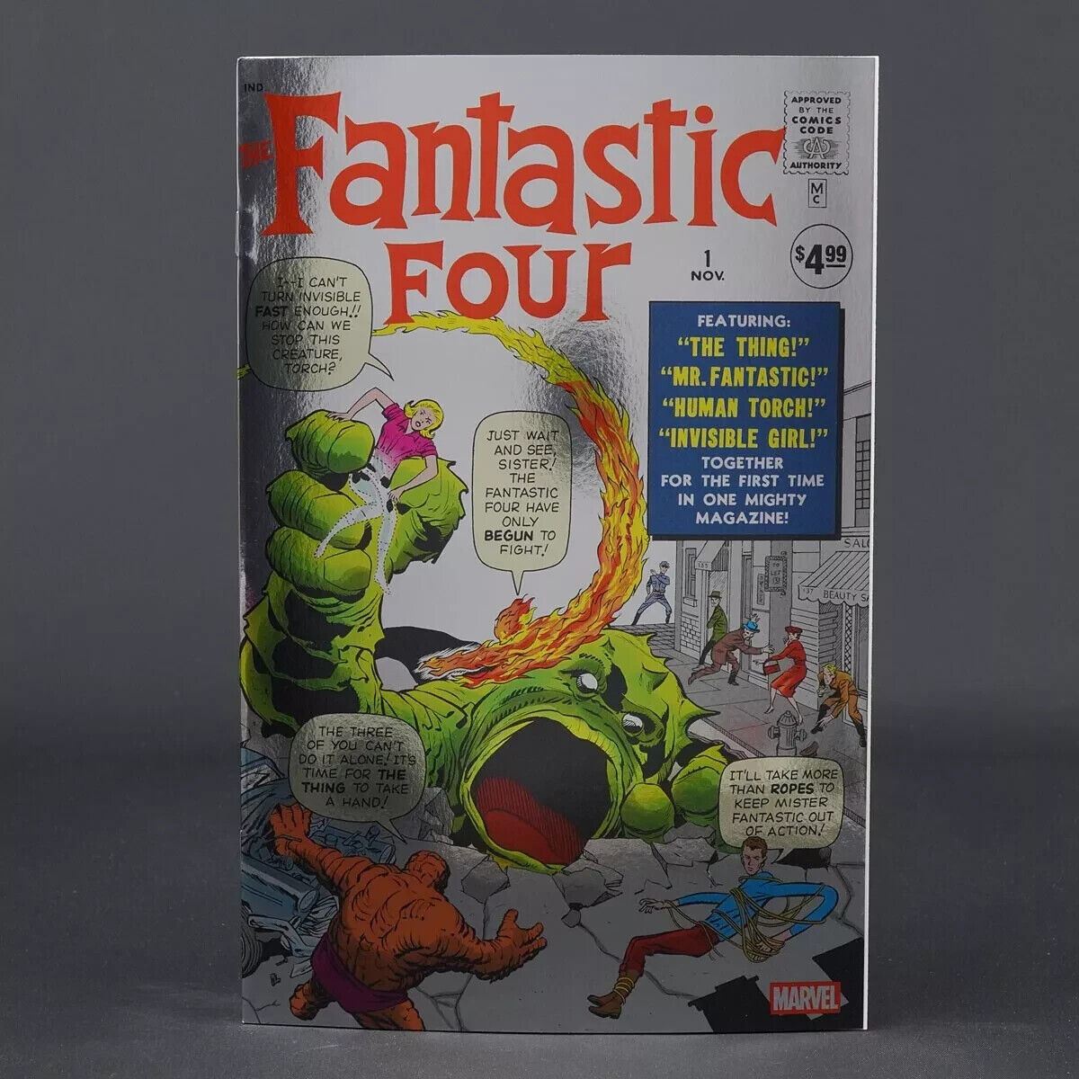 Fantastic Four Issue #1 - Jack Kirby - 2025 Facsimile - Foil