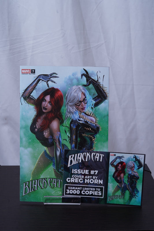 Black Cat #7 (2026) Greg Horn MegaCon Variant COA Marvel