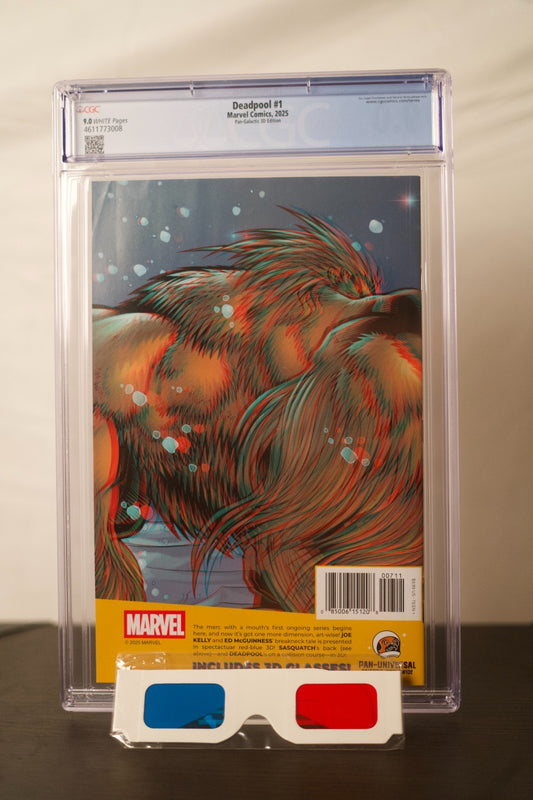 Deadpool 1 2025 Marvel Comics Pan-Galactic 3D Edition CGC 9.0
