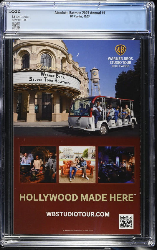 CGC 9.6 Absolute Batman Annual #1 Daniel Warren Johnson 1st Print Cover A 2025