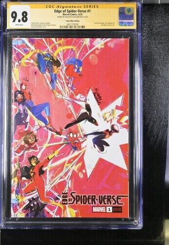 Edge of Spider-Verse #1 - CGC SS 9.8 - Signed By Nicoletta Baldari - COA 4/600
