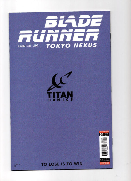 BLADE RUNNER TOKYO NEXUS TO LOSE IS TO WIN #4 COVER D ITO VIRGIN CARDSTOCK