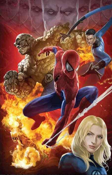 2022 NYCC AMAZING SPIDER-MAN #1 FACSIMILE SKAN SRISUWAN EXCLUSIVE VIRGIN VARIANT