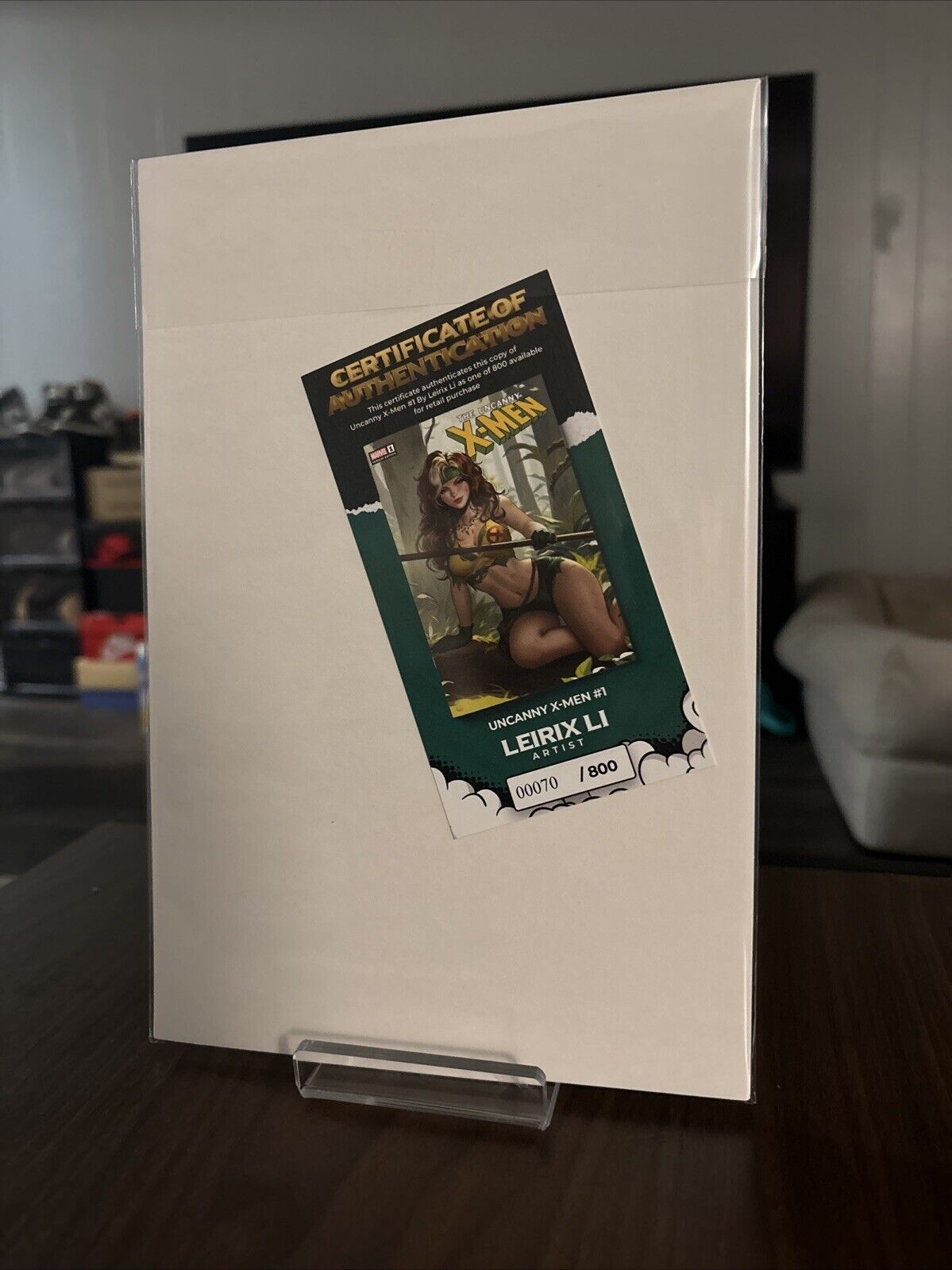 UNCANNY X-MEN #1 LEIRIX LI EXCL SAVAGE ROGUE VARIANT W/ COA #70/800