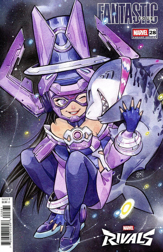 Fantastic Four #28 * 2025 Marvel Peach Momoko Rivals Variant NM * Jeff & Galacta