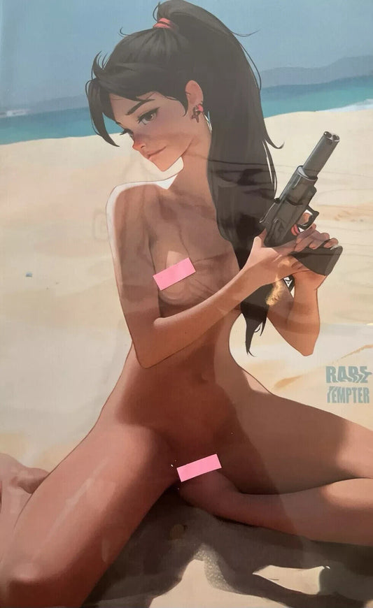 GUN HONEY COLLISION COURSE #4 CVR D RARETEMPER FRONT BACK NUDE 2024 New Sealed