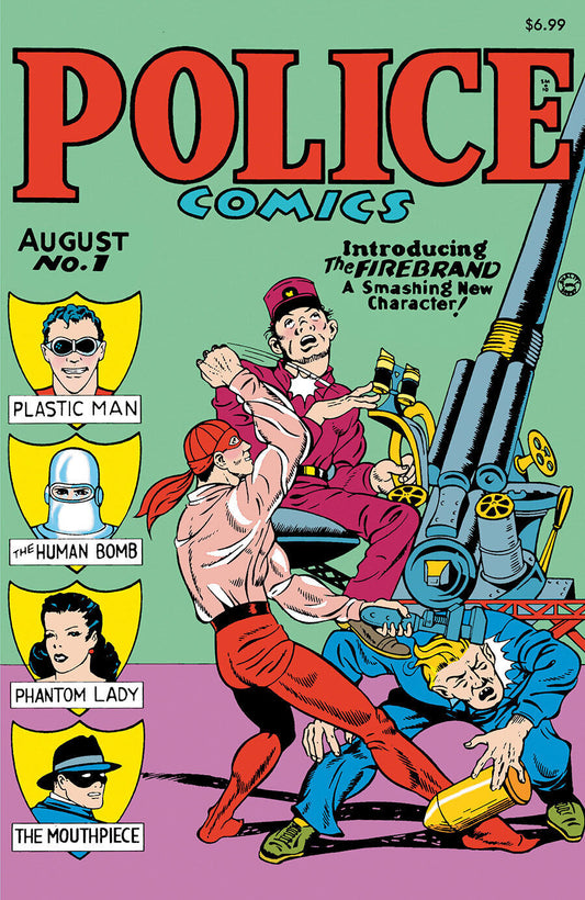 Police Comics Issue #1 - 2024 Facsimile