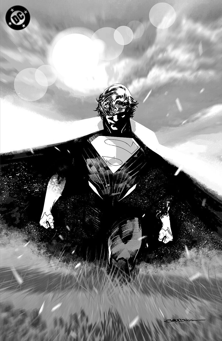 Absolute Superman Issue #1 - Rafa Sandoval - Noir Edition - Foil