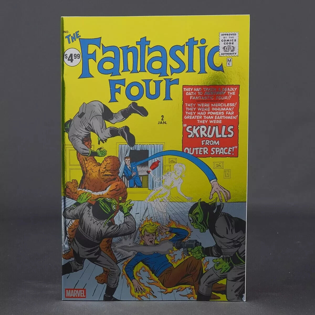 Fantastic Four Issue #2 - Jack Kirby - 2025 Facsimile - Foil