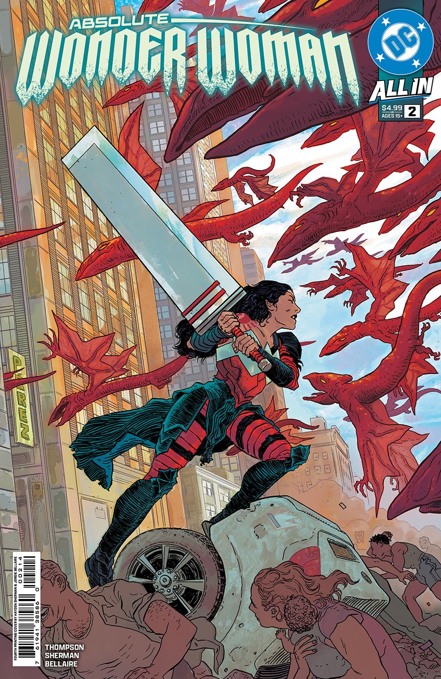 Absolute Wonder Woman Issue #2 - Hayden Sherman - 4th Print