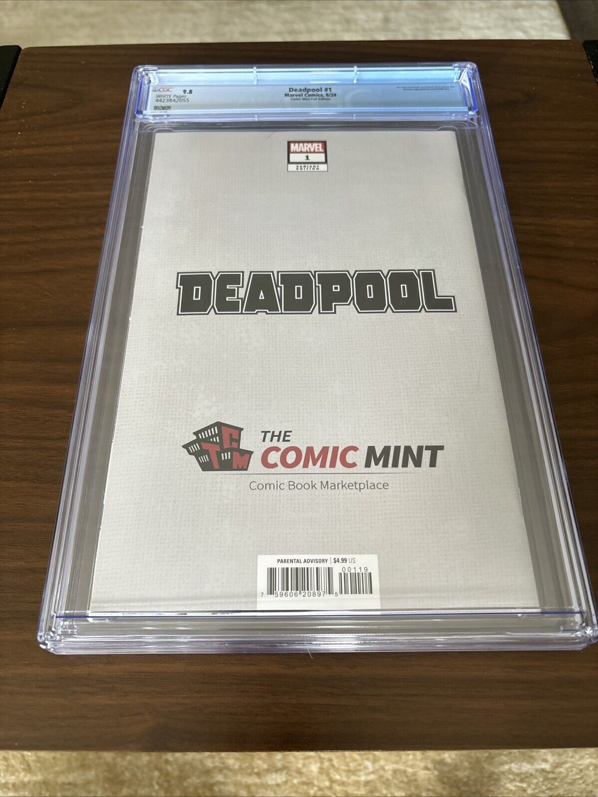 DEADPOOL #1 GREG HORN CGC 9.8 FOIL ULTIMATE EDITION WITH COA 55/200