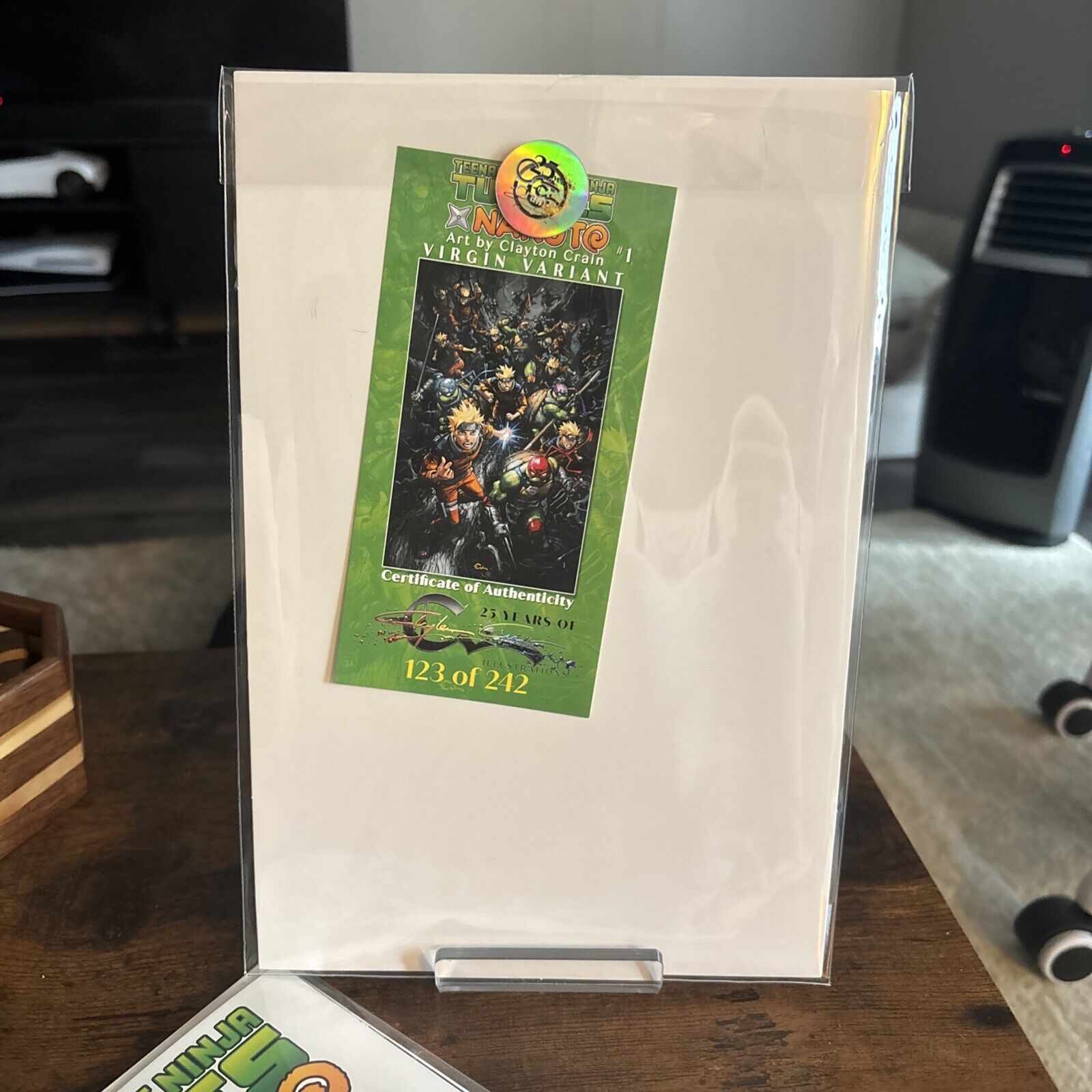 TMNT Naruto No. 1 Virgin Cover LTD 242 | 2 Pack 1:25 | Clayton Crain 123/242