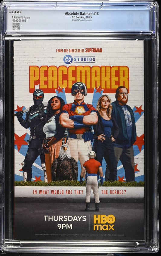 Absolute Batman #13 Nick Dragotta Scott Synder 1:25 CGC 9.8 Stealth Mode Variant