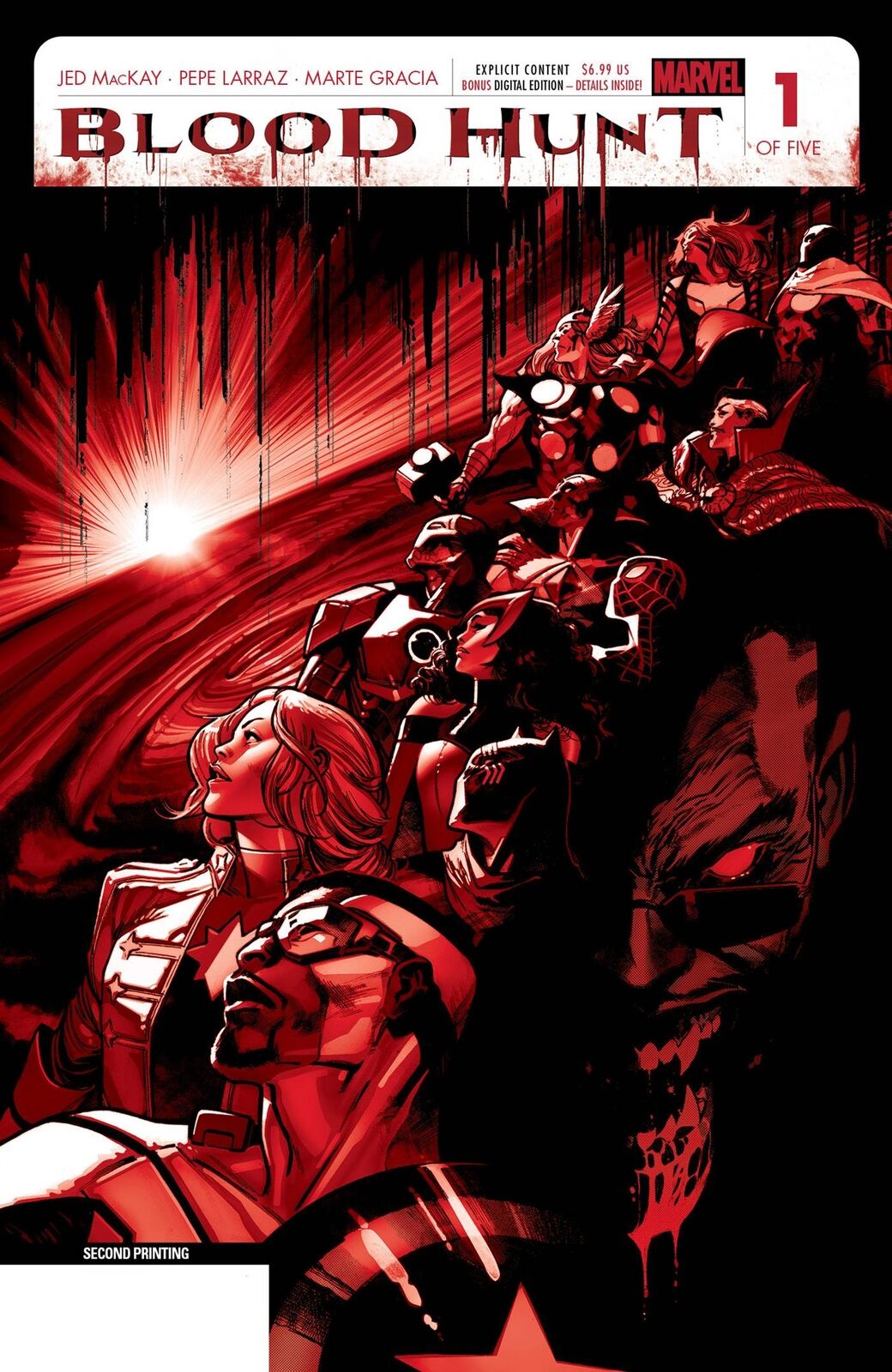 Blood Hunt: Red Band Edition Issue #1 - Pepe Larraz - 2nd Print