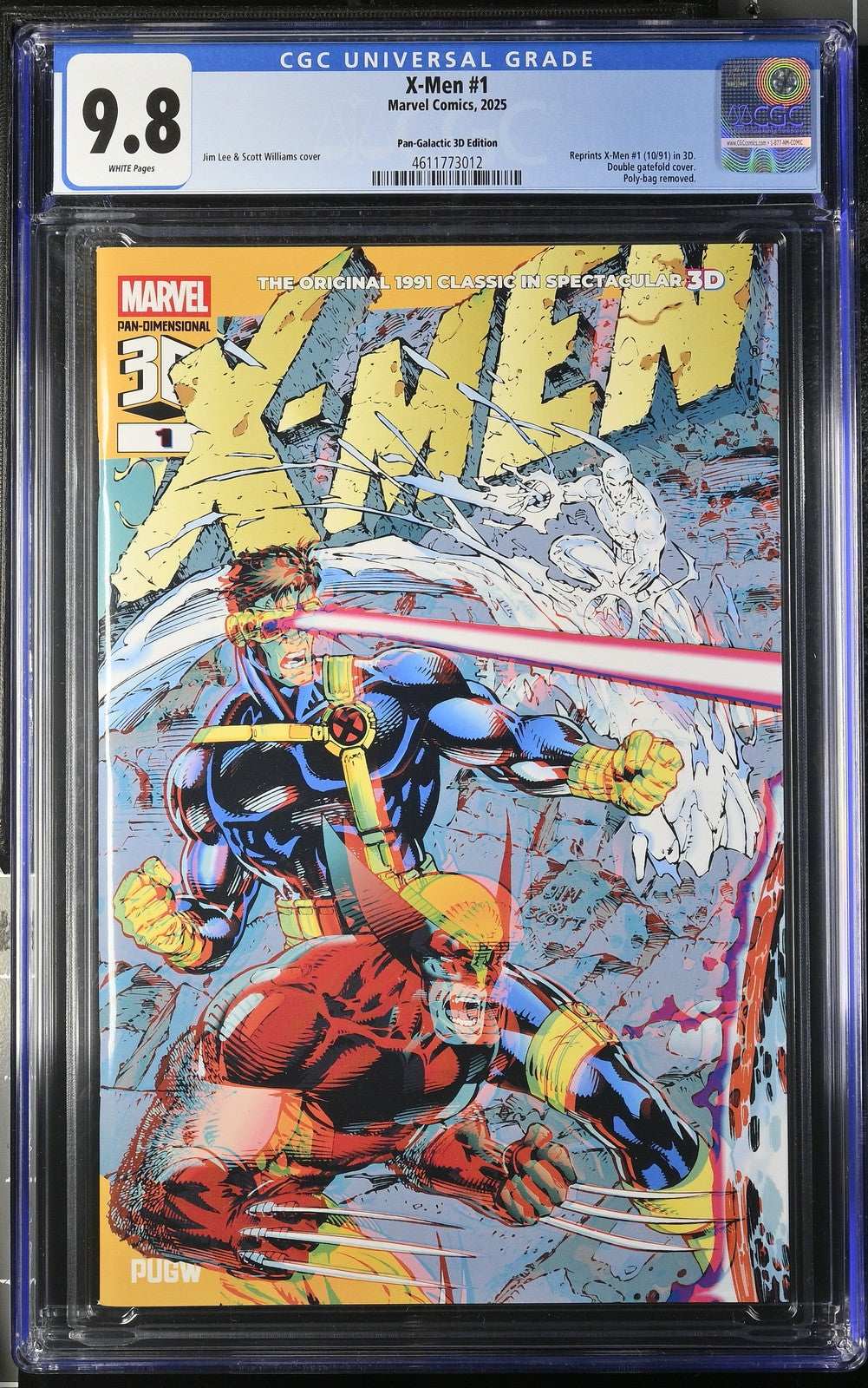 X-Men #1 – Pan Galactic 3D Gatefold Edition CGC 9.8 Jim Lee