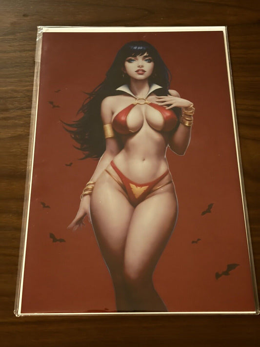 VAMPIRELLA DARK REFLECTIONS 1 WILL JACK VARIANTS - BLACK RED UNSIGNED