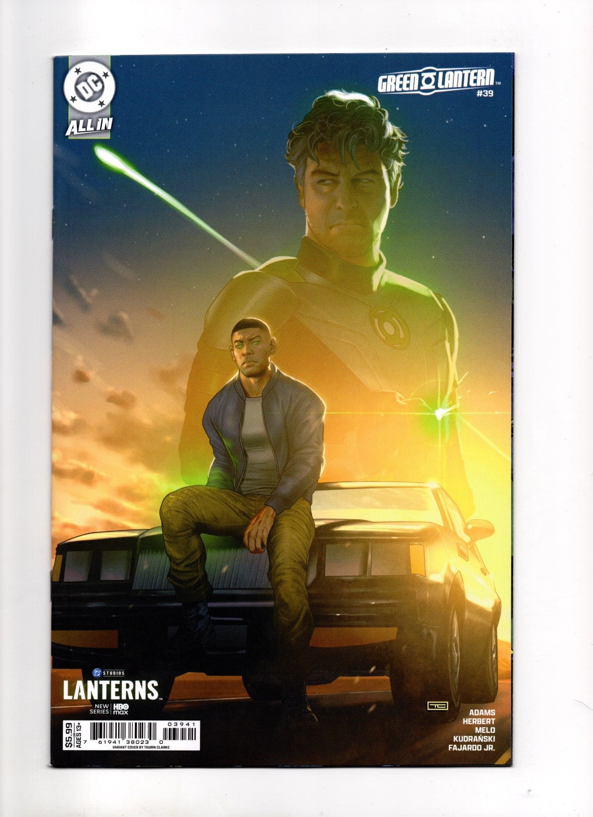 GREEN LANTERN #39 CVR D TAURIN CLARKE LANTERNS CARD STOCK VAR