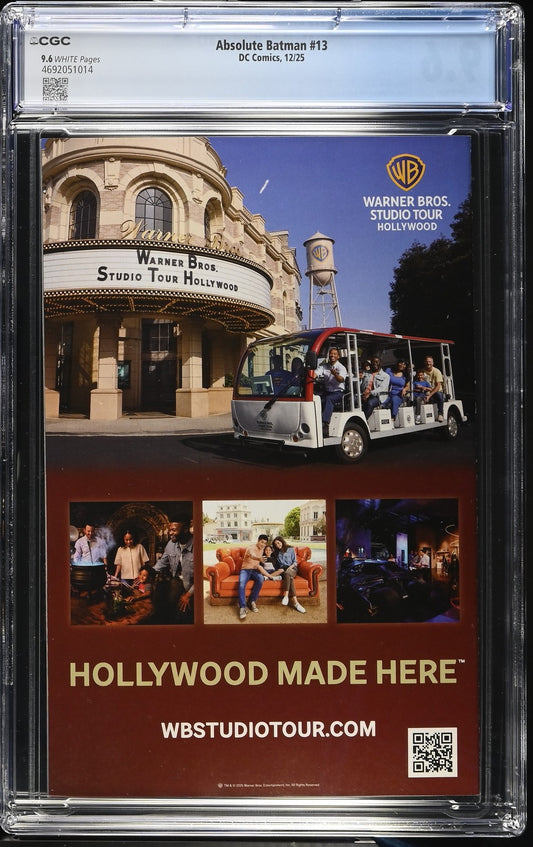 Absolute Batman #13 Nick Dragotta Scott Synder CGC 9.6 Regular Variant