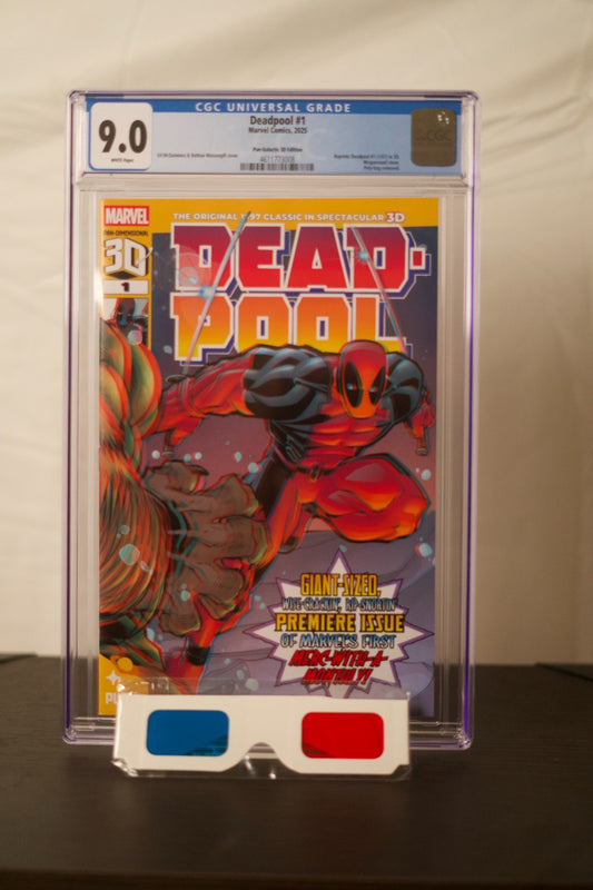 Deadpool 1 2025 Marvel Comics Pan-Galactic 3D Edition CGC 9.0