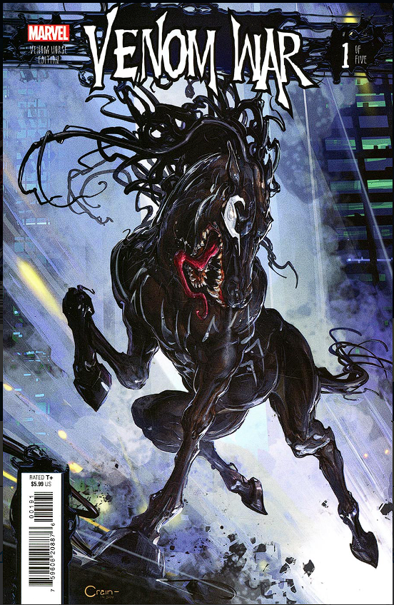 Venom War Issue #1 - Clayton Crain - Venom Horse Marvel | Aug 7, 2024 - NM