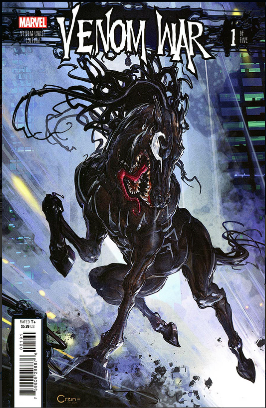 Venom War Issue #1 - Clayton Crain - Venom Horse Marvel | Aug 7, 2024 - NM