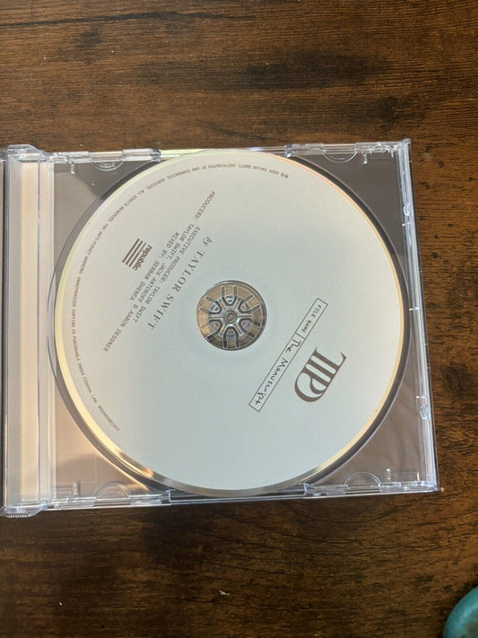 Taylor Swift Signed Tortured Poets Department CD With Rare Heart Signature