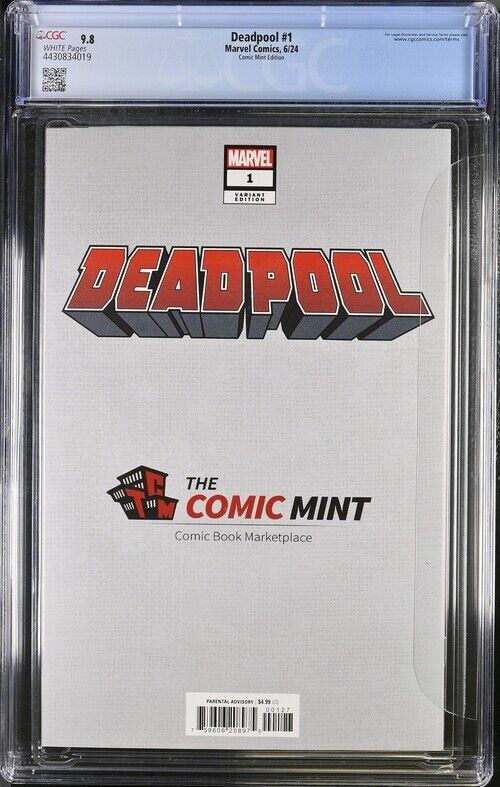 Deadpool #1 CGC 9.8 Graded Greg Horn Gwenpool C2E2 Variant 2/400