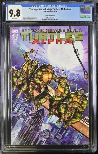 TMNT TEENAGE MUTANT NINJA TURTLES: ALPHA #NN PASQUALE FERRARA VARIANT CGC 9.8