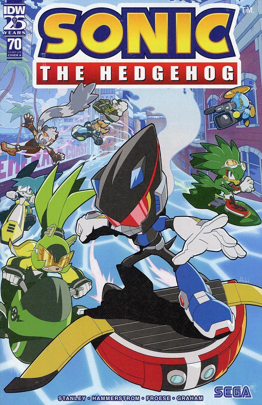 Sonic The Hedgehog Issue #70 - Aaron Hammerstrom - Cover A