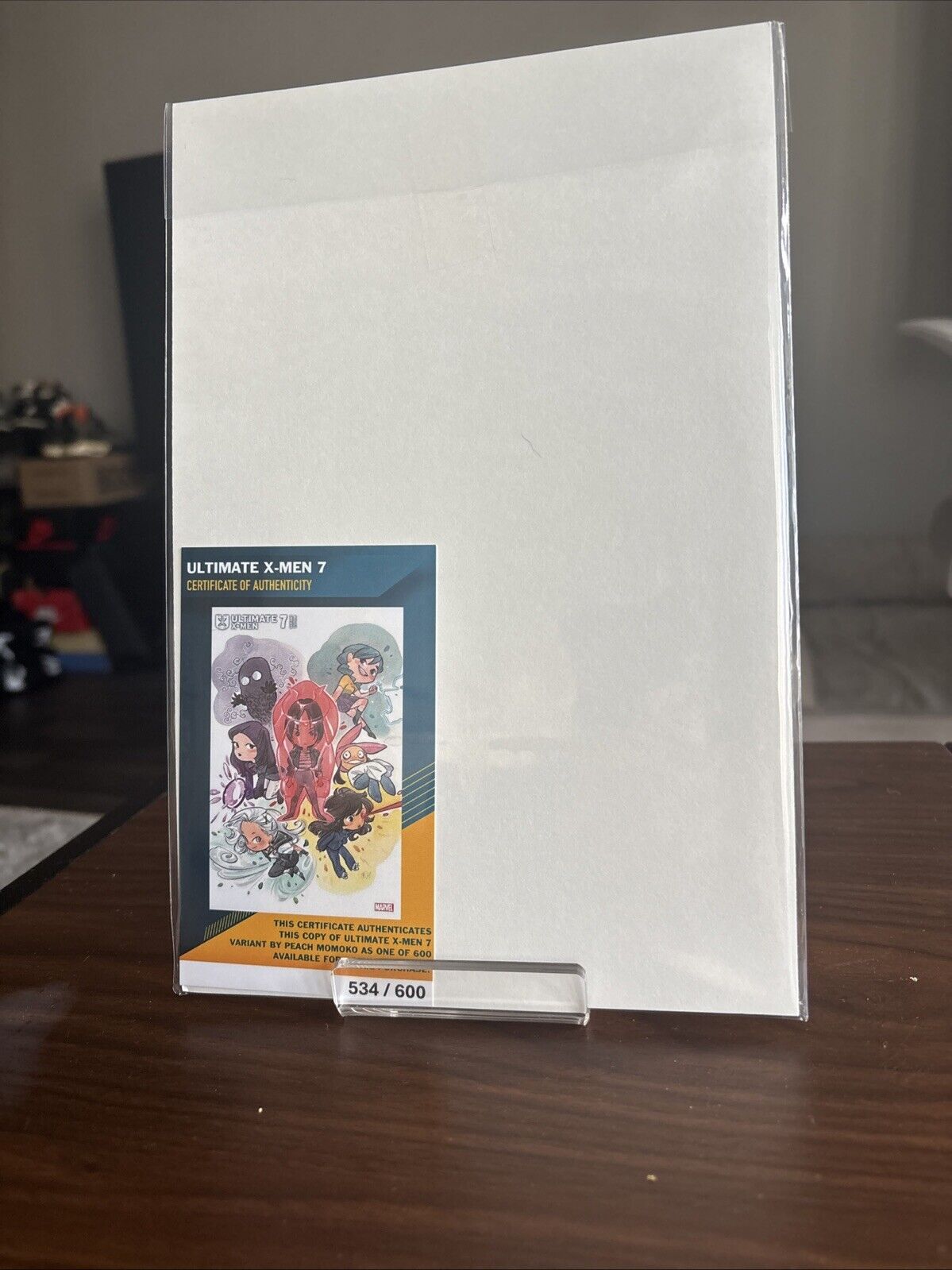 ULTIMATE X-MEN #7 PEACH MOMOKO EXCLUSIVE VARIANT 534/600 COA 1ST PSYLOCKE