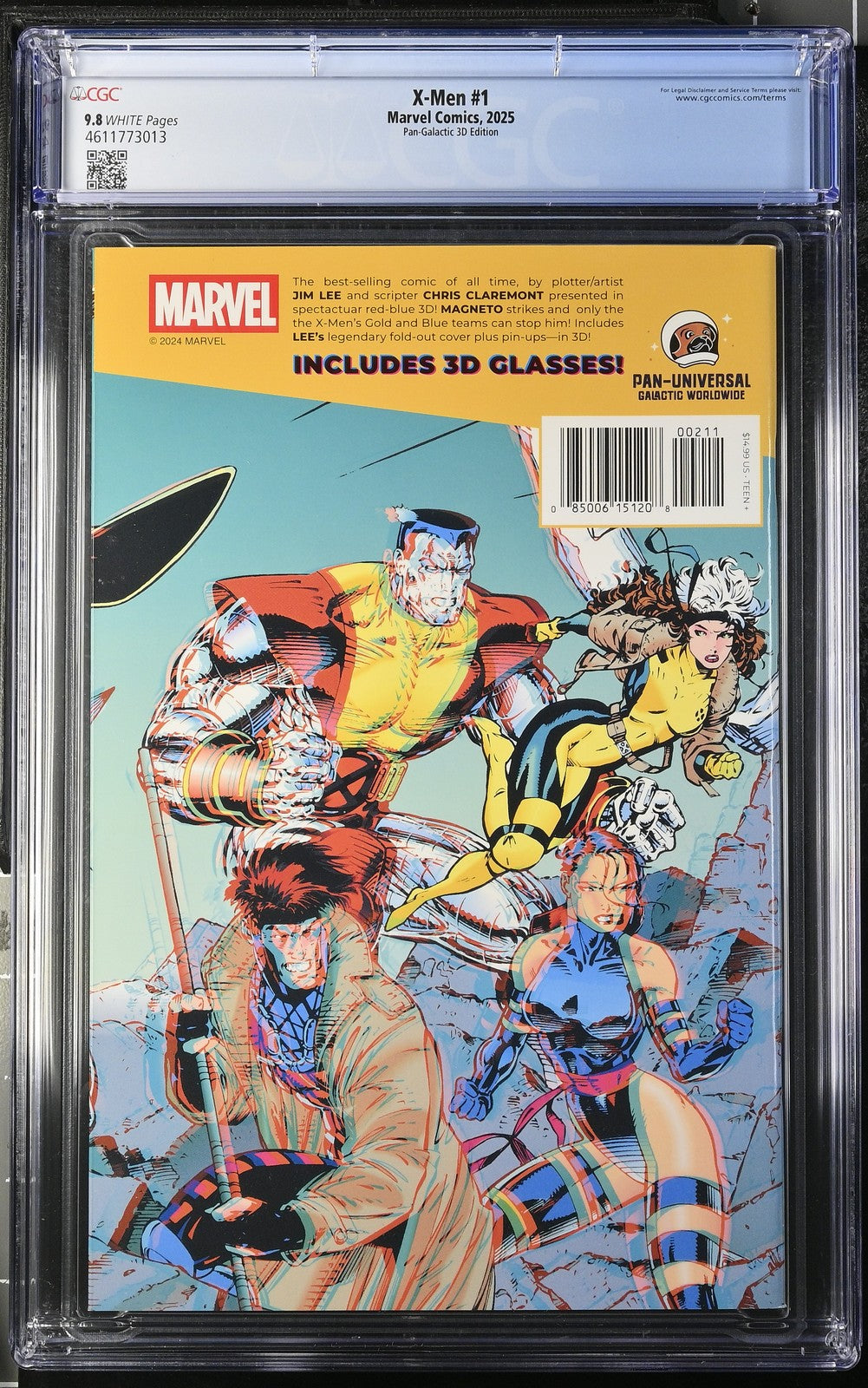 X-Men #1 – Pan Galactic 3D Gatefold Edition CGC 9.8 Jim Lee