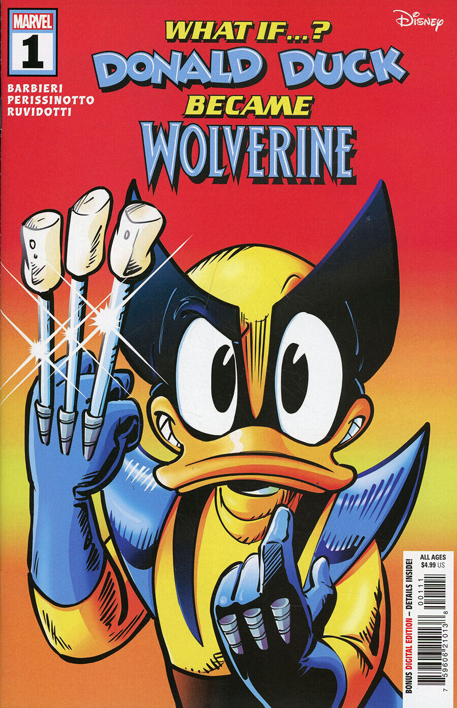 Marvel & Disney: What If...? Donald Duck Became Wolverine Issue #1 - Giada Peris