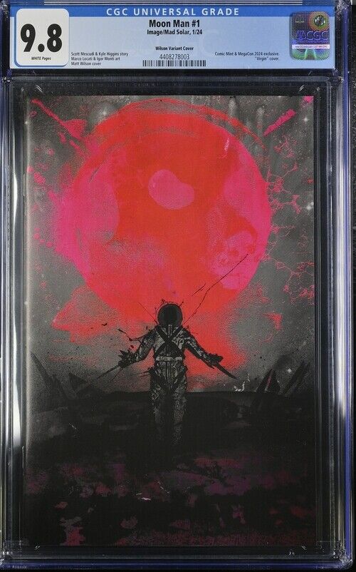 MOON MAN #1 TCM MATT WILSON MEGACON VIRGIN VARIANT CGC 9.8 NM
