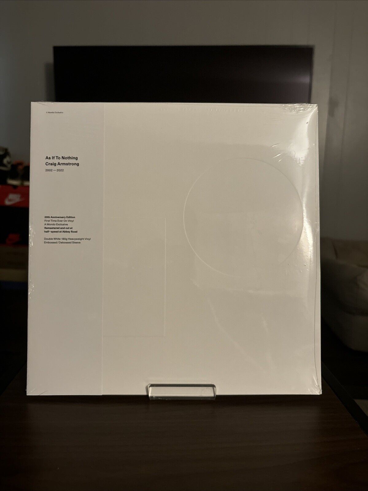 Craig Armstrong As If To Nothing Mondo Record 2XLP Vinyl Lmtd Ed 300 White 180g