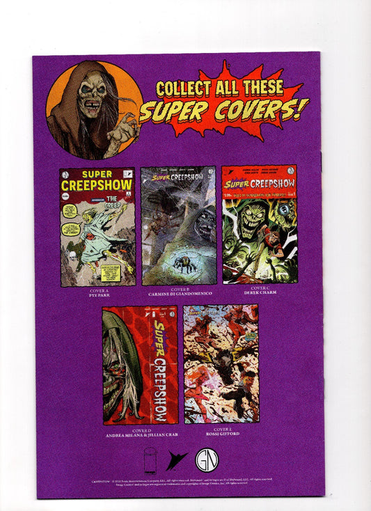 SUPER CREEPSHOW #1 - ROSSI GIFFORD COVER E INVINCIBLE TEAM UP VARIANT