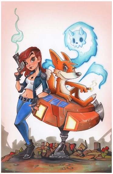 Franklin And Ghost Issue #1 - Chrissie Zullo