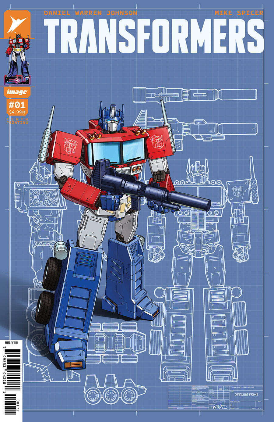 Transformers Issue #1 - E. J. Su - 10th Print