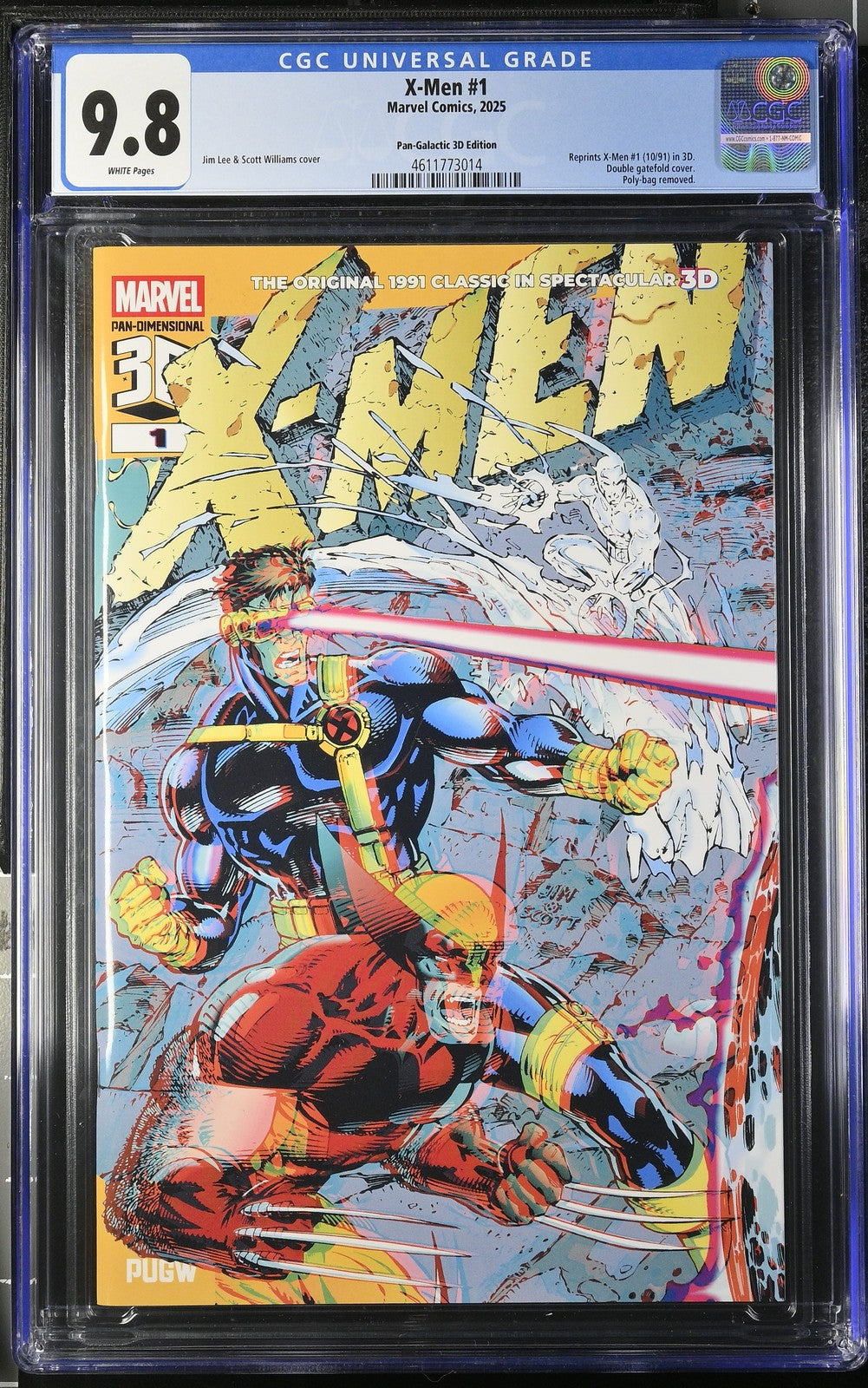 X-Men #1 – Pan Galactic 3D Gatefold Edition CGC 9.8 Jim Lee