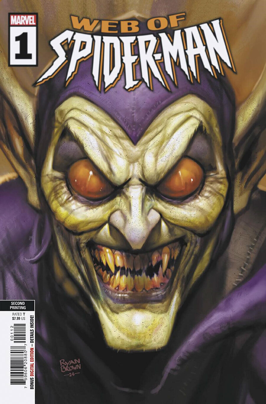 Web of Spider-Man Issue #1 - Ryan Brown - 2nd Print