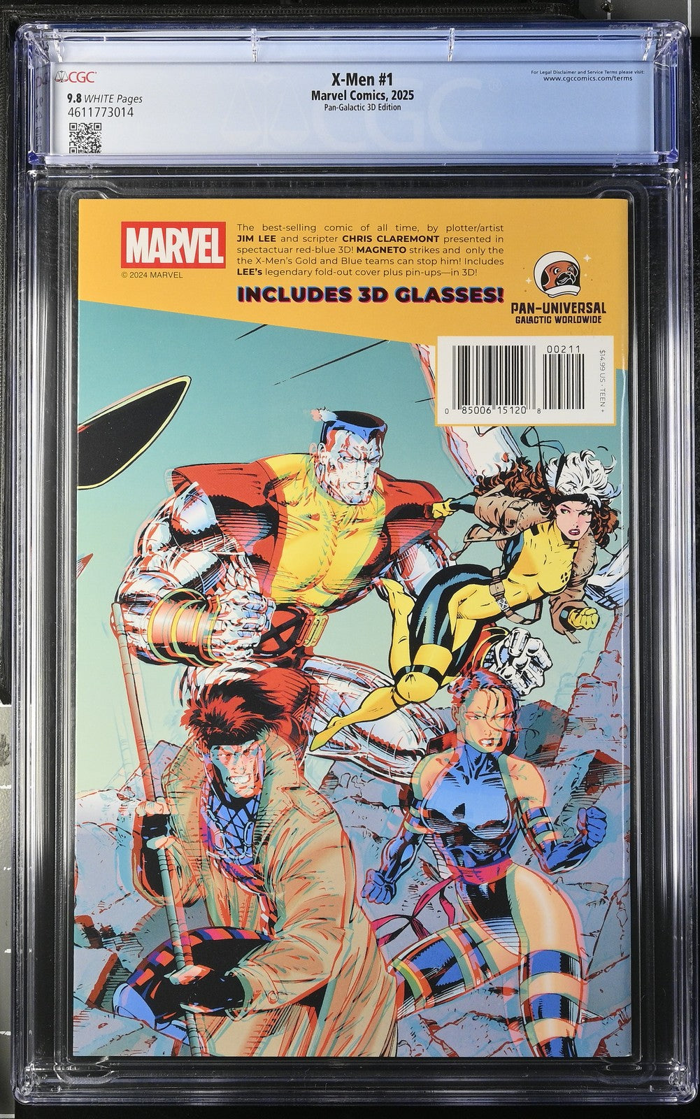 X-Men #1 – Pan Galactic 3D Gatefold Edition CGC 9.8 Jim Lee