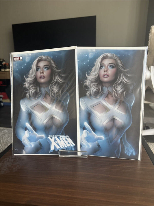 EXCEPTIONAL X-MEN #1 WARREN LOUW Cover A&B Set