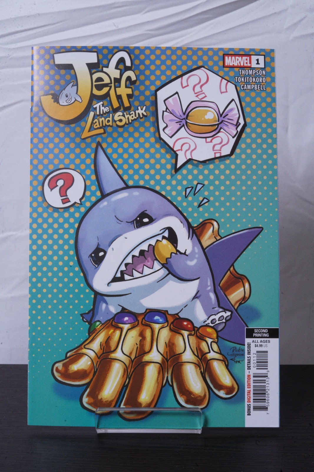 JEFF THE LAND SHARK #1 RICKIE YAGAWA 2ND PRINTING VARIANT