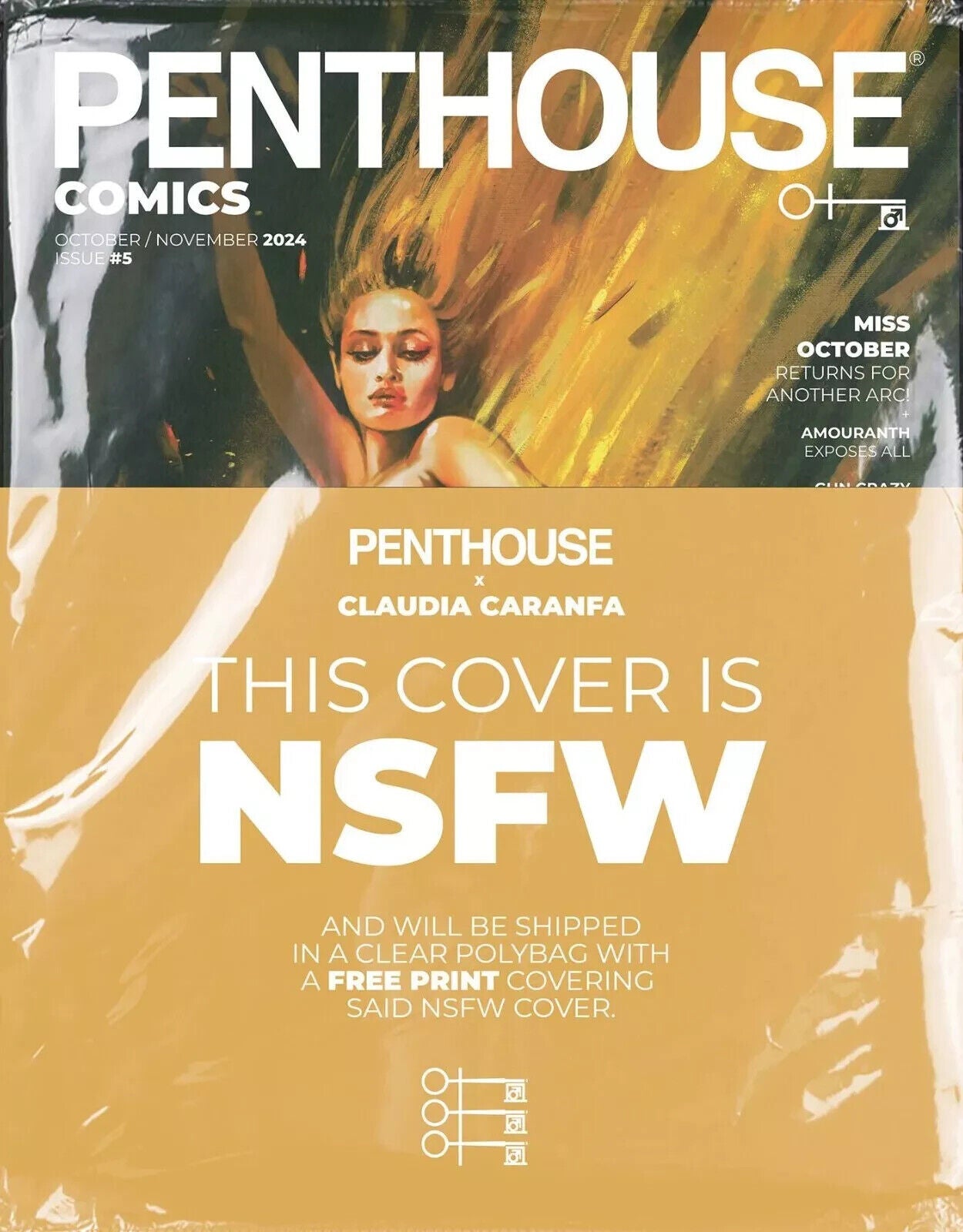 Penthouse Comics Issue #5 - Claudia Caranfa - NSFW Polybagged