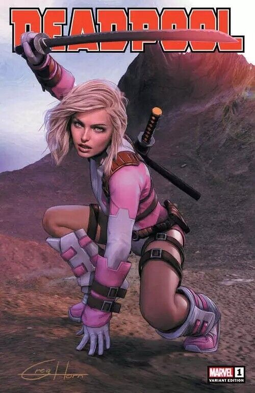 DEADPOOL #1 GREG HORN C2E2 VARIANT LE 1ST DEATH GRIP LE 155/400 - NM