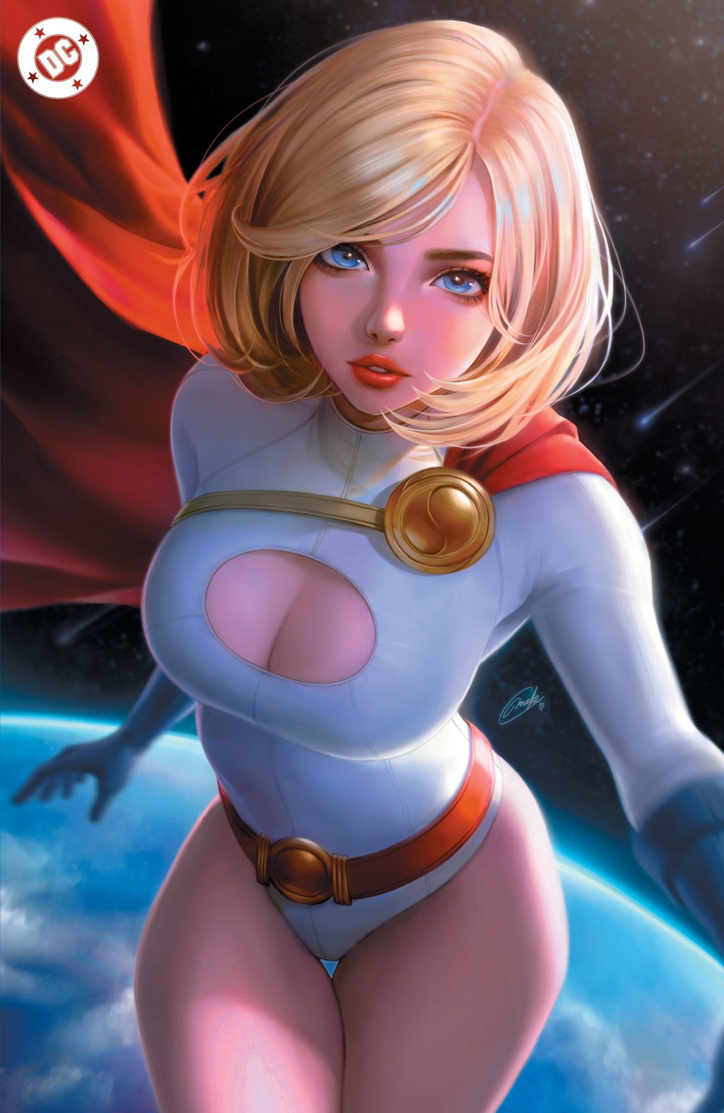 ALL STAR #58 POWER GIRL BLIND BAG RARE COVER- MIKI OKAZAKI LIMITED TO 500 COPIES
